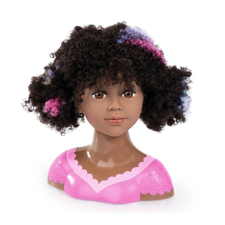 Bayer Głowa do stylizacji Czesania Charlene Kręcone Włosy