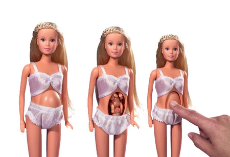 Lalka Steffi z Rodziną z Wózkiem i Akcesoriami