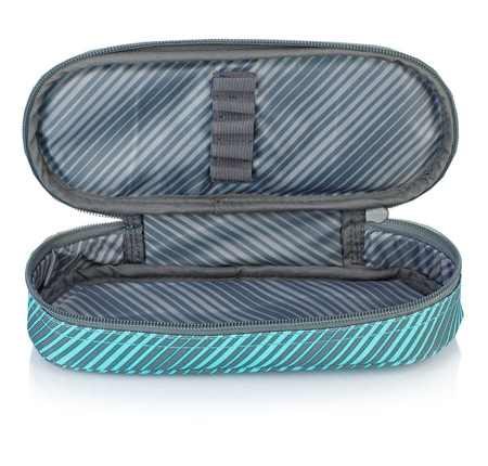 Piórnik Saszetka z organizerem 1 komora HD-73 HEAD turkusowy