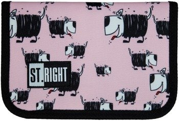 ST.RIGHT - Piórnik Dwuklapowy bez wyposażenia PC-03 Pieski