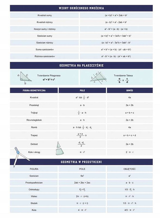 Interdruk Zeszyt przedmiotowy A5 60k kratka Matematyka ściąga