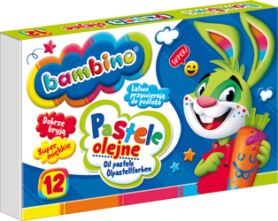 Pastele Olejne Bambino - 12 Kolorów - St.Majewski