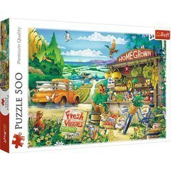 TREFL Puzzle 500 el. Poranek na wsi