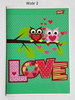 Zeszyt A5/16k Linia Dwukolorowa Seria Owls- Unipap