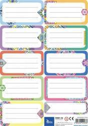 Tetis Naklejki na zeszyty podręczniki 9 szt KN001-04