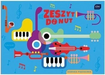 Zeszyt do nut B5 16k Mix Wzorów