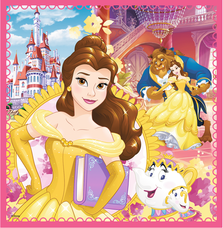 TREFL Puzzle 3w1 Zaczarowany Świat Księżniczek