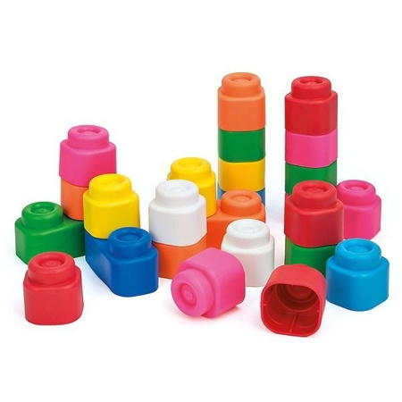 Clementoni Baby Clemmy Woreczek z 24 Klockami 6-m-cy