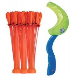 BUNCH-O Balloons Wyrzutnia + 3 x Balony Wodne Pomarańczowe