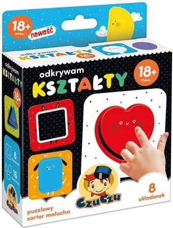 CzuCzu Odkrywam Kształty 18m+ Pierwsze Puzzle