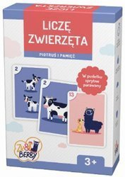 Liczę Zwierzęta Gra Karciana dla Dzieci Zu & Berry