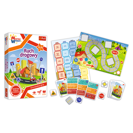 TREFL Ruch Drogowy Mistrz Wiedzy Gra Edukacyjna