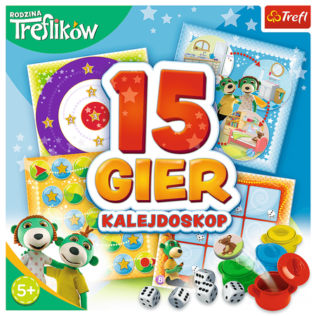 TREFL Kalejdoskop Trefliki 15w1 Gra Rodzinna