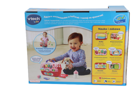 Vtech Interaktywny Kuferek Transporterek Piesek