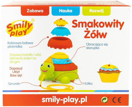 Smily Play Sorter Pojazd Do Ciągnięcia Smakowity Żółw