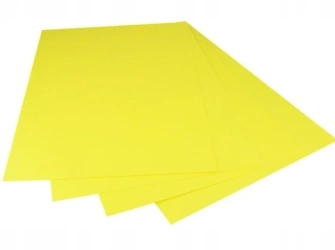 Kreska Brystol Karton A4 170g/m2 Cytrynowy  20 arkuszy