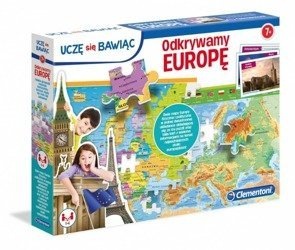 Clementoni Odkrywamy Europę Gra Edukacyjna Puzzle