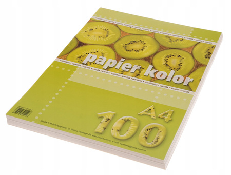 Papier ksero kolorowy A4 80 g/m2 waniliowy 100 arkuszy