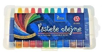 Kredki Pastele Olejne 12 Kol. w Pudełku TETIS