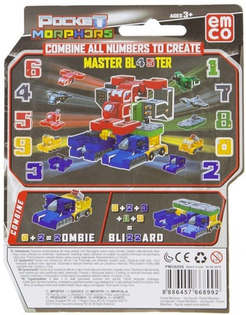 Pocket Morphers Seria 2 Cyfra 2 Pojazd Bu2zard