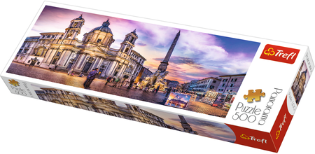 TREFL Puzzle 500 el Piazza Navona Panorama