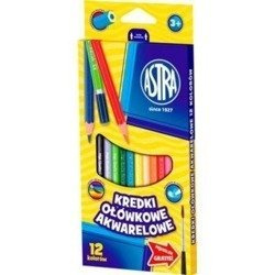 Astra Kredki ołówkowe akwarelowe 12 kolorów