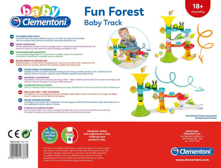 Clementoni Leśna Zjeżdżalnia Wieża z Piłeczkami