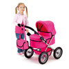 Bayer Wózek głeboki dla lalki Trendy różowy 13029AA
