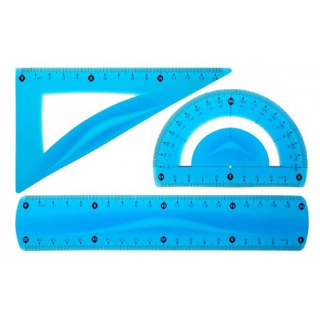 Zestaw geom. elastyczny 3el niebieski TETIS