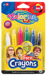 Colorino Kredki do malowania twarzy 6 kolorów