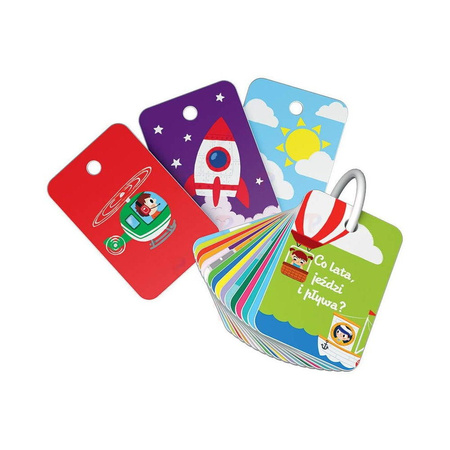 Trefl Karty Obrazkowe Rymowanki Co lata, Jeździ i Pływa