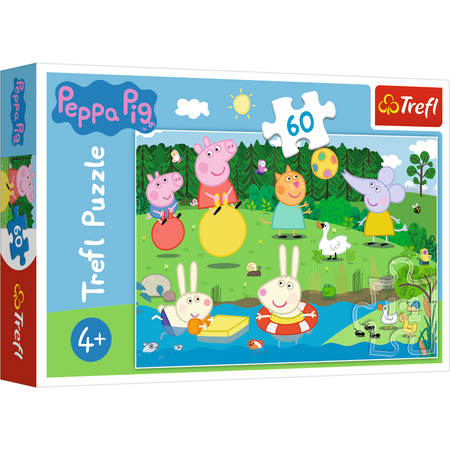 Trefl Puzzle 60el. Świnka Peppa Wakacyjna Zabawa