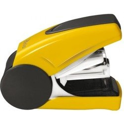 Mini zszywacz żółto-szary GV080-YV Tetis