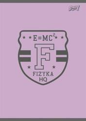 Zeszyt A5 60k krata laminowany FIZYKA - ściaga COLLEGE