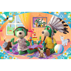 TREFL Puzzle MAXI 24 el Rodzina Treflików