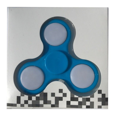 HIPO Spinner ze Światłem LED - Kolor Niebieski