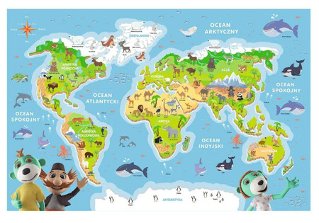 Puzzle 48 el. Trefl - Trefliki Poznają Zwierzęta