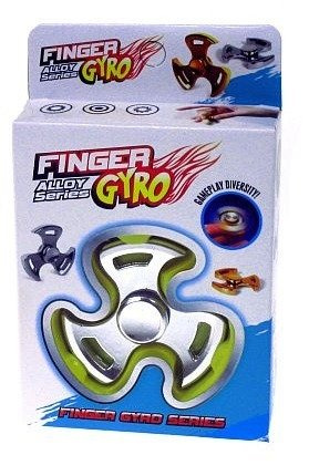 Hand Fidget Spinner Metalowy Śmigło Srebrny