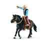 Schleich 41416 - Kowboj Siodłający Dzikiego Konia