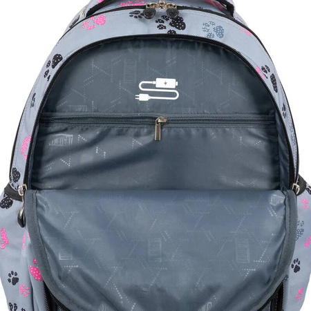 Plecak na kółkach STRIGHT TB-01 Paws Pieski