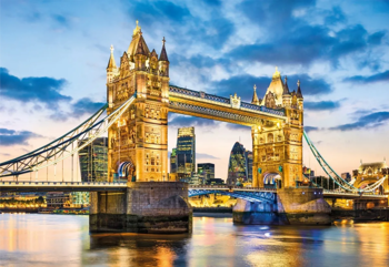 Puzzle 2000 el HQ Tower Bridge o Zachodzie Słońca