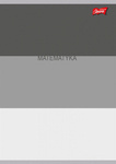 Unipap Zeszyt A5 60k krata Matematyka - ściąga Color Stripes