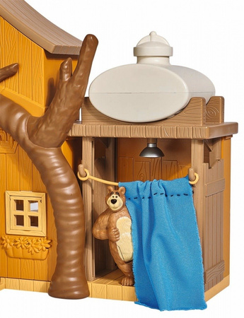 Simba Masza i Niedźwiedź Dwupoziomowy Dom Domek Niedźwiedzia
