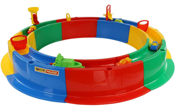 WADER Polesie Piaskownica Modułowa z Torem Wodnym 136 cm