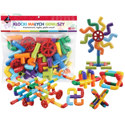 Klocki Konstrukcyjne Małego Geniusza Złączki 44 el
