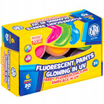 Astra Farby Fluo fluorescencyjne 6 kol x 20 ml