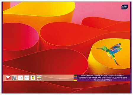 Interdruk Blok techniczny kolorowy A3/20K