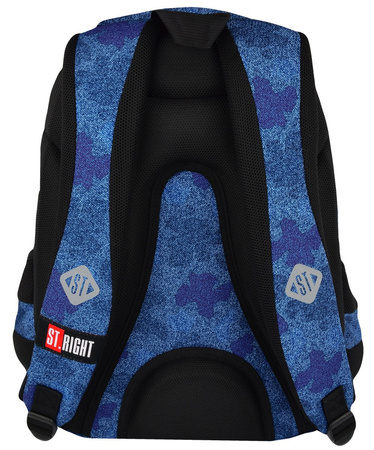 Plecak 4-komorowy ST.RIGHT BP-07 Jeans and Badges