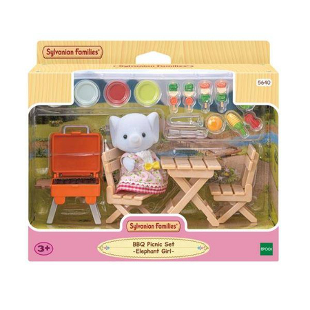 SYLVANIAN Piknik rodziny słoni zestaw z figurką 5640