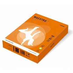 Maestro Papier Brystol kolorowy A4 160g pomar.50 ark